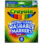 Crayola 58-7808 Classic Colors Broad Line Washable Markers 8 Count - 5 Pack