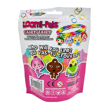 Rainbow Loom® Loomi-Pals Fairy Collectible, Features 30 Mystery Cute Fairy Themed Charms And 600 Colorful Rubber Bands All In A Resealable Bag, Great Gifts For Boys And Girls 7+