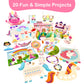 Craftikit 20 Award-Winning Princess & Unicorn Crafts for Kids Ages 3-10 Years, All-Inclusive Toddler Arts and Craft Kits for Kid