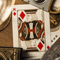 theory11 James Bond 007 Playing Cards - Gold Foil, FSC-Certified, 3.5"x2.65", Brown/Gold, Model INT55725