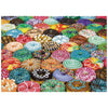 Diiopoty Jigsaw Puzzles for Adults 1000 Pieces Donuts Colorful Doughnuts Challenging Puzzle Fit Together Perfectly Family Fun Pu
