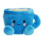 Aurora Adorable Palm Pals Letti Latte Stuffed Animal - Fun Collectible Plush for Kids and mature-themed Collectors - Perfect for Decorating Rooms and Birthday Gifts - Blue 5 Inches