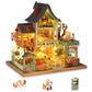 Gudoqi Diy Miniature Dollhouse Kit, Tiny House Kit With Music, Miniature House Kit 1:24 Scale, Great Handmade Crafts Gift For Birthday Easter, Jungle Resort