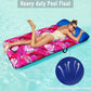 Finduwill Oversized Pool Lounger Floats Adults - 72'' X37'' Xl Fabric Covered Pool Float With Headrest, Ultra-Comfort Pool Float