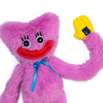 Poppy Playtime Huggy Wuggy Plush Doll - Collectible Toy For All Ages (19' Smiling Kissy Miss)