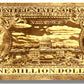 American Art Classics Gold Million Dollar Bill Commemorative - Small Steel Replica