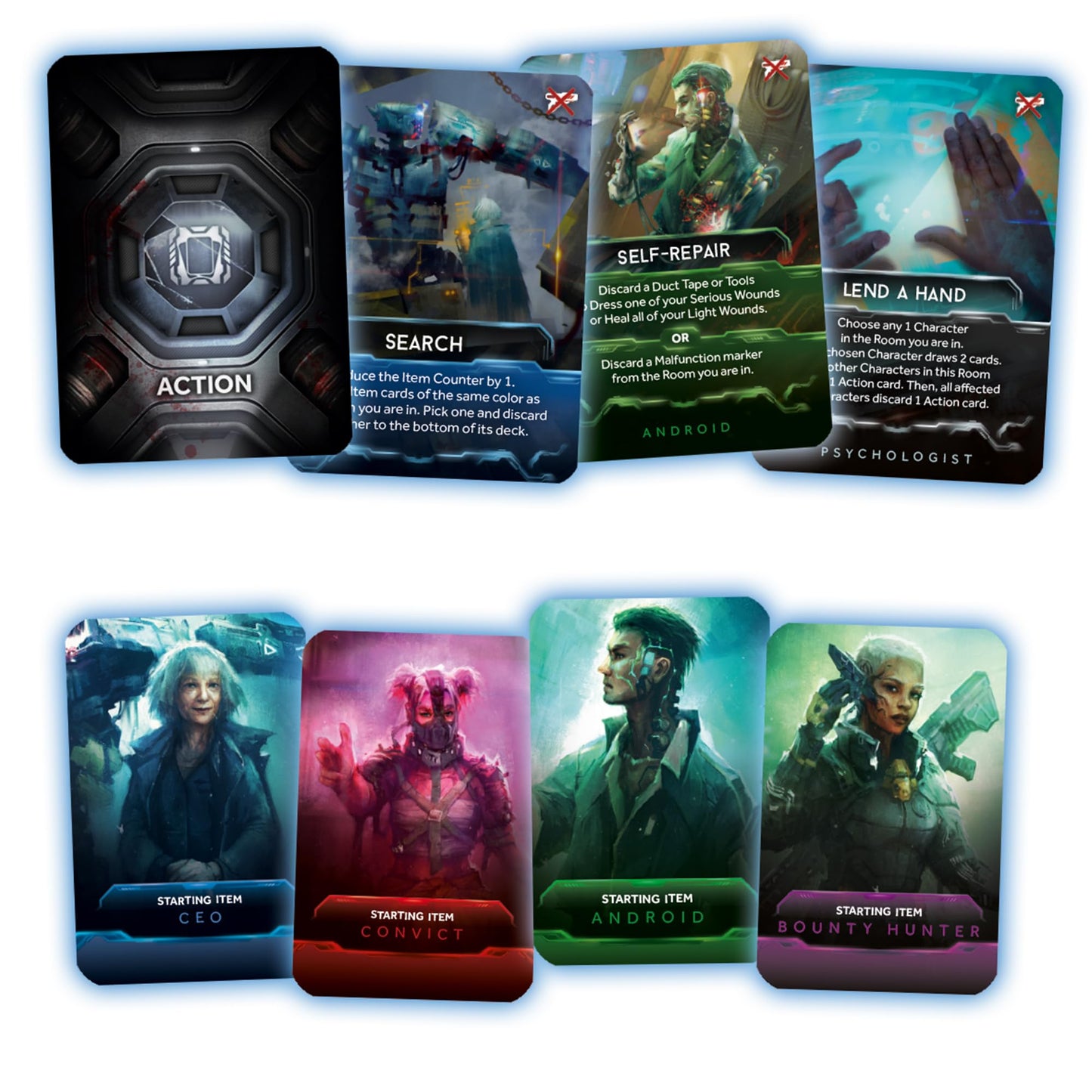 Rebel Studio Nemesis Aftermath Board Game - 5 New Characters, Cooperative Strategy, 1-5 Players, 45-60 Min Playtime, Multicolor, NEM010