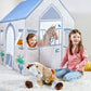 Martha Stewart Kids' Stable Play Tent - Large Pretend Play Horse Barn for Kids and Toddlers