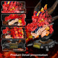 NUTCRACKER Fire Dragon Building Set - Adult Model, 2713 Pieces, Large, Acrylonitrile Butadiene Styrene, Style A, Gift for Teens 14+