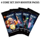 Magic: The Gathering Gift Pack 2018 | 4 Booster Packs | 5 Rare Creature Cards | 5 Foil Land Cards