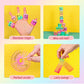 Azen 400 Pcs Mini Spring (4 Packsges) Party Favors For Kids 3-5 4-8, Goodie Bags Stuffers For Birthday Party, Classroom Prizes Kids Prizes Fidget Toys, Small Bulk Toys Gifts (4 Smile)