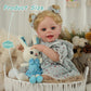 Caliugsi Realistic Reborn Baby Dolls 22'' Real Life Like Bebe Doll With Teeth For Girls Boys Realistas Lifelike Muecas Para Nias
