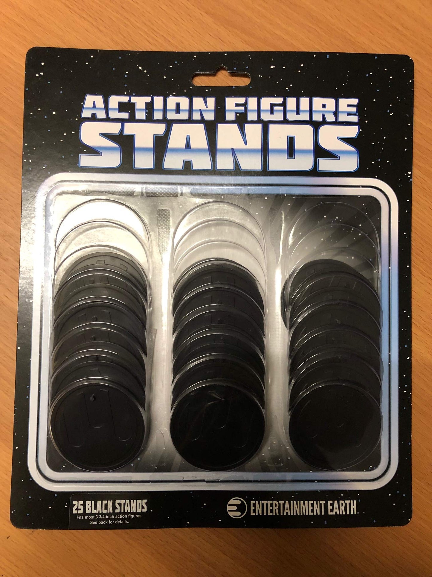 Entertainment Earth Action Figure Stand Pack of 25 Black Stands