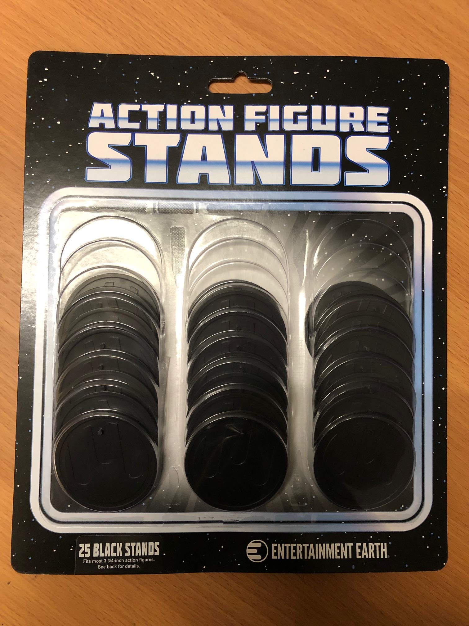 Entertainment Earth Action Figure Stand Pack of 25 Black Stands