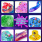 YOPINSAND Monster Slime Kit for Girls  Galaxy Slime Making Kit for Girls Boys 3-12  Glimmer Crunchy  DIY Slime Kit with Add-ins  Foam Balls  Charms  Glitters Party Favors Gift Toys for Kids