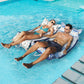 FindUWill 2-Pack Fabric Pool Floats  Inflatable Water Hcks  XL Large Pool Float Lounger Chair for mature-themed