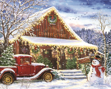 Springbok'S 1000 Piece Jigsaw Puzzle Lazy Creek Country Store - Made In Usa