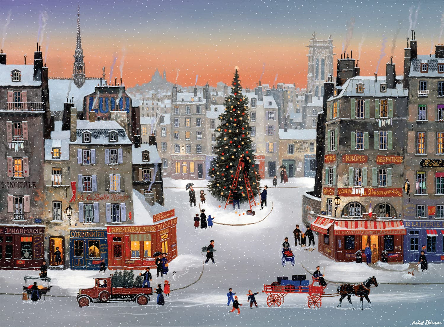 Buffalo Games 1000 Piece Jigsaw Puzzle - Michel Delacroix - Large Multicolor - Paper - Perfect for Adults and Game Nights