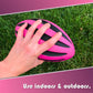 LMC Products Spiral Foam Football - Soft Foam Football for Kids - Each Quality Kids Football is 9 Inches - mature-themed & Toddler Football Youth - Small Football (Pink & Black)