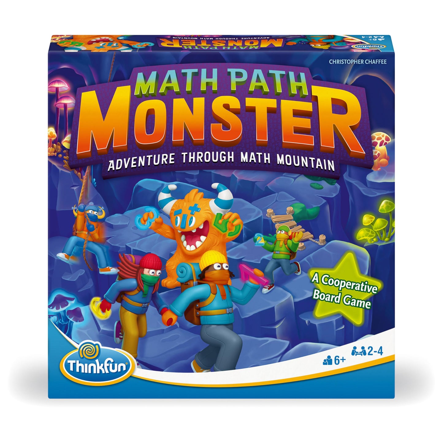 Thinkfun Math Path Monster - Engaging Cooperative Board Game | Enhances Math Skills | Fosters Teamwork | Exciting Math Adventure