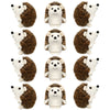 12 Pcs Mini Hedgehog Bulk Plush Stuffed Animal 4 Inch Hedgehog Plush Stuffed Toy Easter Decoration Diy Keychain Accessories Kid