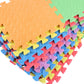 Shihanee Foam Floor Baby Tiles Foam Floor Mats Play Mats Bulk With Borders Interlocking For Kids Baby Playroom Nursery Gym (Colo