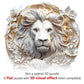 Wooden Puzzles for mature-themeds  3D Visual Effect Paper Lion Puzzle  Wood Puzzles mature-themed  Unique Animal Shape  Paper Sculpture Modern Art Puzzle  Gifts for Friend  Canvas Wall Art (M-11.4 * 11.2in-200 pcs)