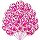Mystic Toy Store 20 Pcs Confetti Balloons for Birthday Decoration Kit Light Pink Boys Girls Kids Men Women Pack Items Itm Set Pr