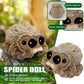 Spider Plush 6.9 Inch Jumping Spider Stuffed Animal Plush Toy Soft Cute Spider Plushie Gift For Kids (A-2Pcs)