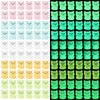 Ccinee 60Pcs Luminous Mini Cat Miniauter Figures Glow In The Dark Resin Cat Figures Micro Fairy Ornaments Tiny Cats Miniature For Bag Cake Topper Birthday Party Favors