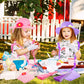 48 Pcs Girls Tea Party Dress Up Playset Includes Toddler Tea Party Gloves And Hat Feather Boa For Kids Dress Up Purses Handheld Fans For Girls Kids Birthdays Easter Party Supplies Accessories