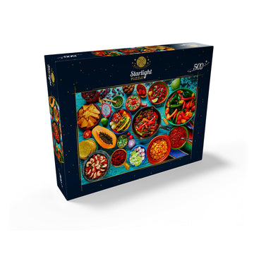 Mypuzzle Mexican Food - Premium 500 Piece Jigsaw Puzzle - Made In Usa