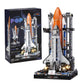 Super Space Shuttle Building Blocks Set 2226 Pieces, Extra Large Size 19.6 Height Spaceplane, Expedition Collectible Shuttlecraf