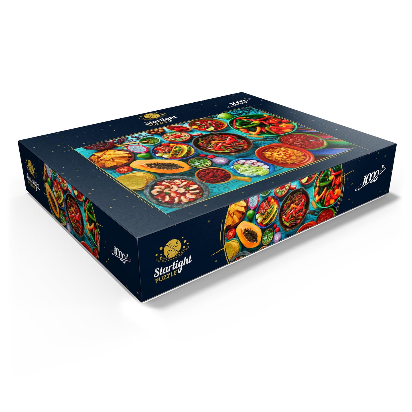 Mypuzzle Mexican Food - Premium 1000 Piece Jigsaw Puzzle - Made In Usa
