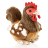 Forest & Twelfth 6'' Stuffed Rooster, Soft Plush Toy, Cute Stuffed Animal For Boys And Girls, Realistic Looking Small Stuffed An