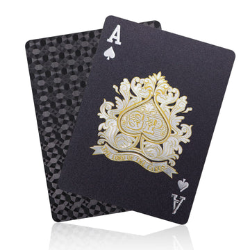 Wjpc Black Diamond Premium Pvc Material Elastic Waterproof Poker Playing Cards,Cool Playing Cards For Party And Game,Deck Of Car