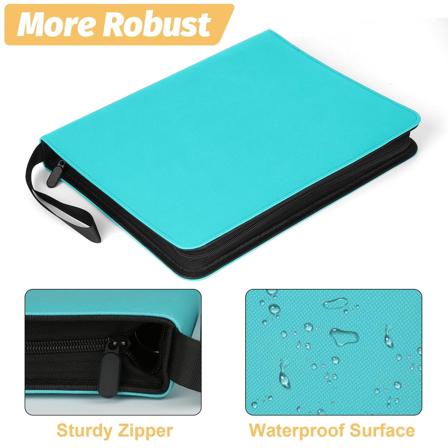 Foalgo Trading Card Binder  Card Collection Binder Album Folder with 720 Side Loading Pockets  9 Pocket Trading Card Album Folder for TGC MTG  Baseball Cards  Yugioh