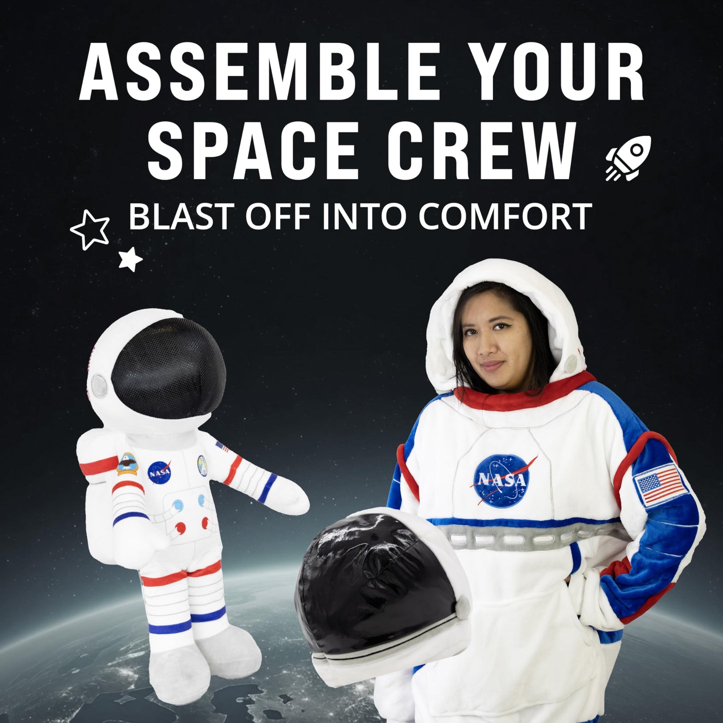 Playtime By Eimmie Soft Baby Doll - Plush Rag Dolls For 2 Year Old Girls Boys Toddler & Infants - Plush Doll - Astronaut Plush Washable Doll - Astronaut Toys 14' (Nasa Astronaut 14') - Astronaut Doll