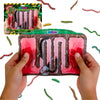 Gootoobz Squigglers - Squishy Sensory Tubes Filled With Colorful Water, Glitter And Beads, Non-Toxic, No-Mess, Squeezable Fidget, Stress And Anxiety Relief, Triple Sensory Experience! (Centipedes)