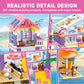 Wingift 955 Piece Beach House Building Set,Seaside Beach Villa Building Toys Friends Vacation Hut Blocks Set,Stem Buildingtoys With Helicopter,Yacht,Sailboat,Christmas Birthday Gift For Girl Age 6-12+