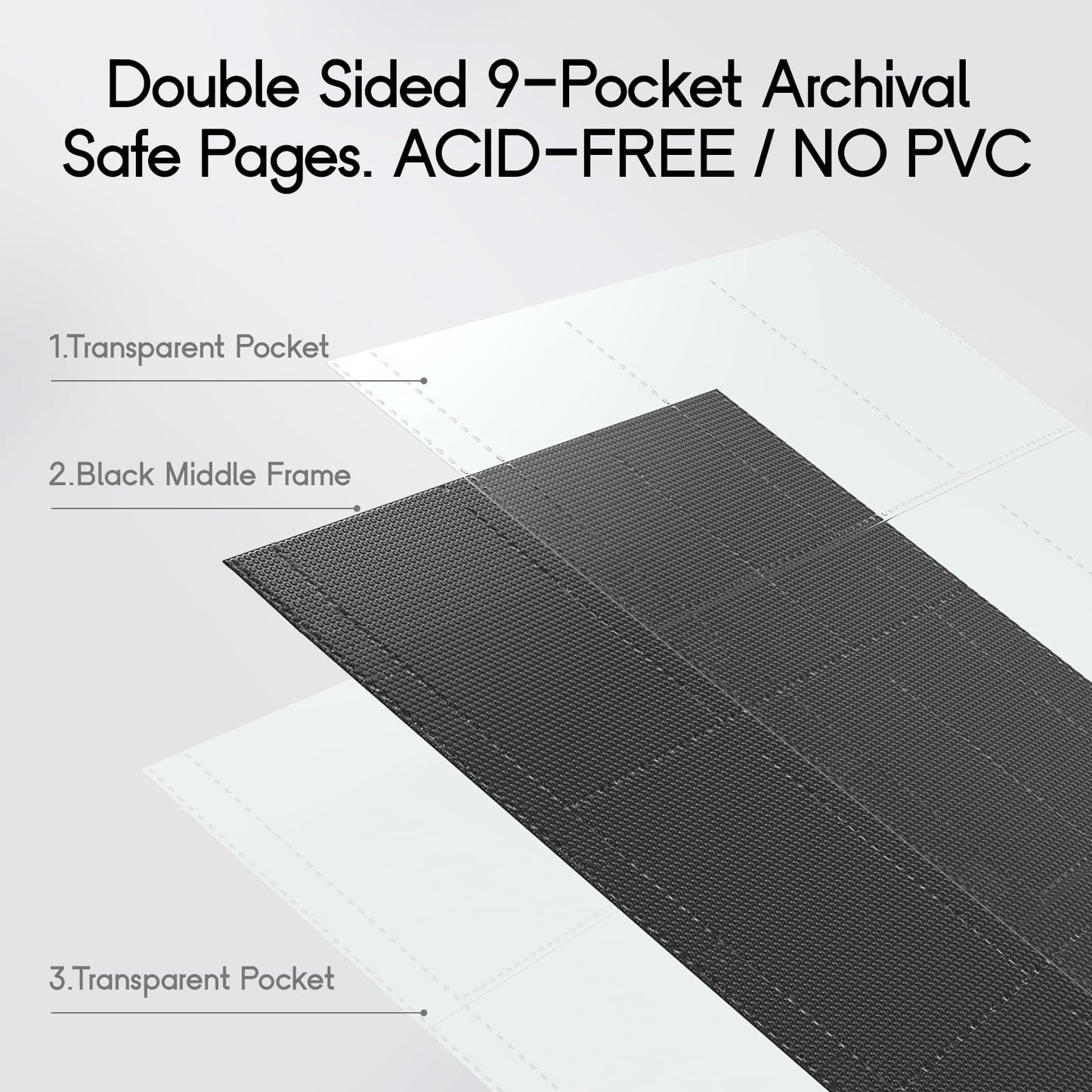 Rayvol enhanced 9-Pocket Card Binder - Fits 828 Trading Cards  Side Loading Ringless Card Collection Album for TCG and Sports Cards -Green