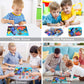 Lelemon Ocean Puzzles For Kids Ages 4-8,Underwater World 60 Piece Puzzles For Kids Ages 3-5,Children Jigsaw Puzzles Kids Puzzles In A Metal Box,Educational Learning Puzzle Toys For Girls And Boys