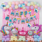 Canrevel Happy Birthday Banner 13Pcs 16 Inch Mylar Foil Letters With 6Pcs Star & Heart Balloons Birthday Party Decorations For K