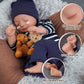 Babeside Realistic Baby Doll With Heartbeat - Kai, 17 Inch Handmade Reborn Baby Dolls Boy With Crying And Babbling Voice, Real B