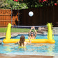 Intex 56508Ep Inflatable Floating Swimming Pool Toys Volleyball Game, Green