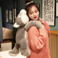 ronivia Weighted Husky Plush Toy, 19.7" Grey Stuffed Animal, 3.3lbs Soft Pillow, Cute Plush for Comfort and Cuddling