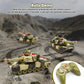 Remote Control Tank For Boys - Kids Simulated Army Tank Toy, 1:28 Scale 8 Channels Rc Tanks With Toy Soldiers, 2 Batteries, Rota