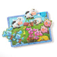 Melissa & Doug Blue'S Clues & You! Wooden Sound Puzzle - Musical Farm (6 Pieces)
