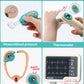 Jovow Doctor Kit for Toddlers 3-5, Medical Kit with Sound and Light Functions, Doctor Playset for Kids Birthday Gift