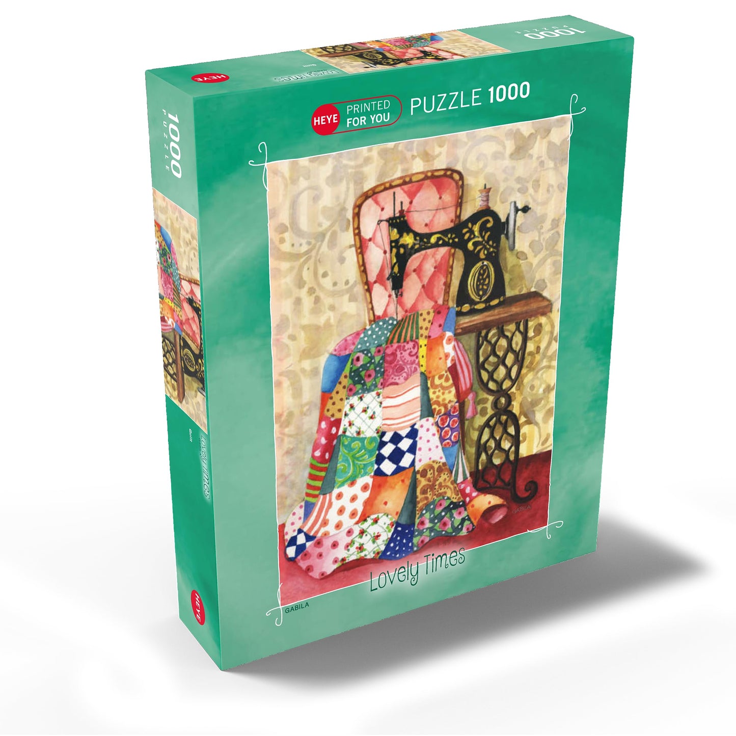 Mypuzzle Quilt - Gabila - Lovely Times - Premium 1000 Piece Jigsaw Puzzle For Adults